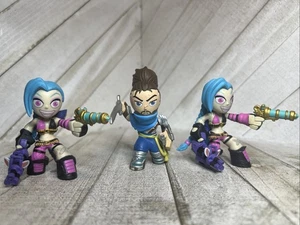 Lotto 3 imperfezioni Jinx + Yasuo League Of Legends Funko Mystery Mini Figure LEGGI - Foto 1 di 7