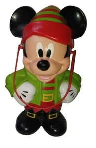 Cubo palomitas de maíz 2015 Mickey Mouse Santa's Elf vacaciones Navidad - Imagen 1 de 3