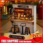 DIY Miniature Dollhouse Kit Room Wooden Doll House With Furniture (Coffee Time)