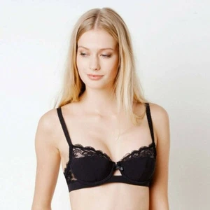 Soutien-gorge 85C (70C eu) Coques Lou Graphic Poésie Noir - Picture 1 of 5