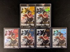 Max Scherzer 2020 Gold Label Complete 6-Card Class 2 Rainbow Set w Two 1/1 Cards