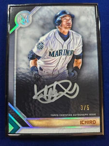 ๐ 2023 Topps Museum Collection ICHIRO SUZUKI BLACK FRAME AUTOGRAPH AUTO #/5 SSP - Picture 1 of 2
