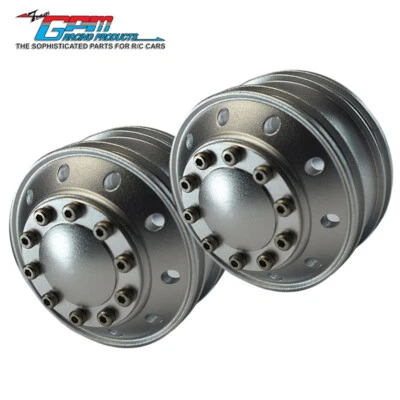 Rueda delantera de aluminio GPM de 10 orificios diseño para TAMIYA 1/14 Scania R620 Foto 1 de 4