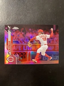 2020 Topps Chrome Pink Refractor #16 Luis Castillo Cincinnati Reds - Picture 1 of 2