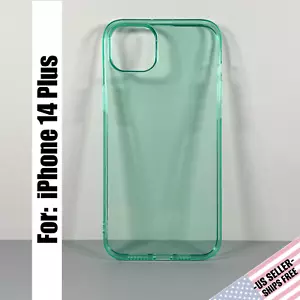 Funda para iPhone 14 Plus - Verde Jalea | Translúcida | Ajuste Ultra Delgado y Flexible - Imagen 1 de 12