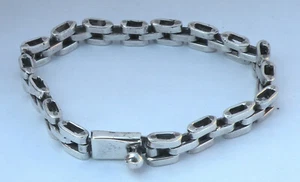 VINTAGE STERLINGSILBER ARMBAND 7,5 Zoll - Bild 1 von 6