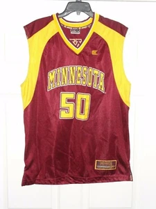 Colosseum Sewn Minnesota Gophers M Basketball Jersey Maroon & Gold #50 NCAA - Picture 1 of 12