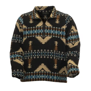 OUTBACK TRADING Men's Charlie Warm Active Casual Long-Sleeve Zip Henley - Sizes - Picture 1 of 7