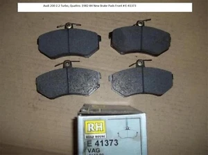 Audi 200 2.2 Turbo, Quattro. 1982-84 New Brake Pads Front # E-41373 - Picture 1 of 2