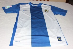 CAMISETA FUTBOL DEL HERCULES ALICANTE DE MARCA NIKE TALLA S DORSAL N º 10 HUGO - Imagen 1 de 7