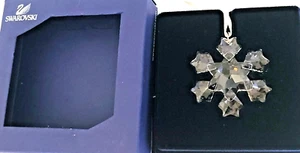 Swarovski Christmas ornament snowflake w Case 1041314 2010 Limited Edition Mint - Picture 1 of 8
