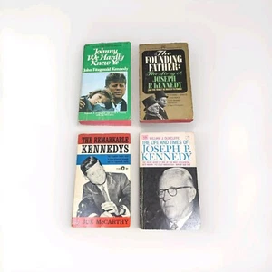 Lot Of 4 Vintage Kennedy Paperback Books - Jacqueline John Joseph JFK - Picture 1 of 3