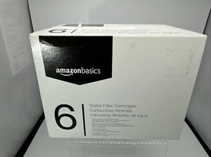 Amazon Basics Replacement Water Filters for Brita Pitchers, 6 Pk New Sealed Box - Picture 1 of 7