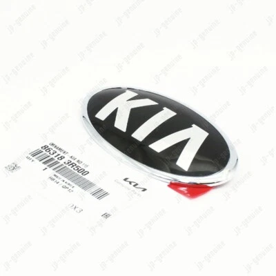OEM Genuine KIA Optima / Forte5 / K5 Front Chrome / Black Radiator Grille Emblem - Image 1 of 4