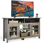 Costway 58'' TV Stand Entertainment Console Center W/ 2 Cabinets Up to 65''
