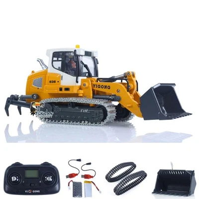 1:50 RC Electric Lifting Tracked Loader LR636 2.4G Construction Vehicle RTR Toys - Image 1 of 4
