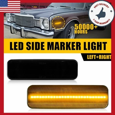 2x Luces LED delanteras ahumadas para camioneta Dodge D150 D250 D350 W150 W250 Foto 1 de 4