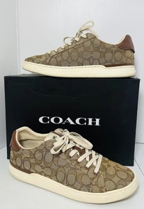 Coach Clip Low Top Sneaker Braun Freizeitschuhe Herren 11 - Bild 1 von 10