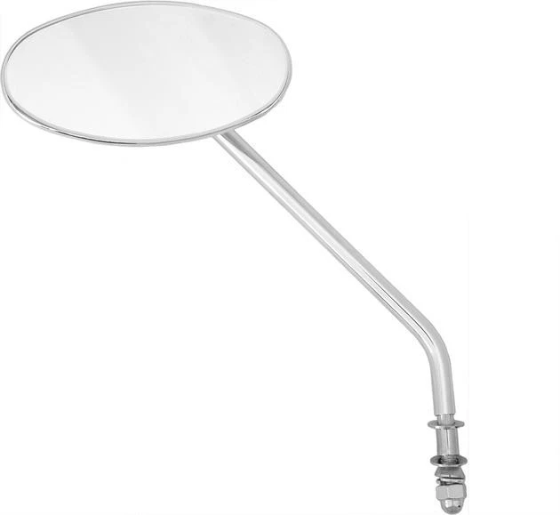 Espejo retrovisor ovalado disco duro vástago largo cromado #110943 Harley Davidson Foto 1 de 1