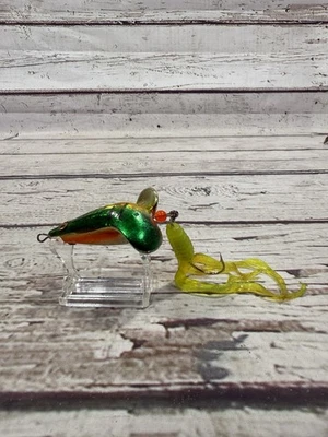 Aparejo señuelo de pesca Mister Twister Top Prop Fire Perch Muskie Pike Topwater Foto 1 de 4