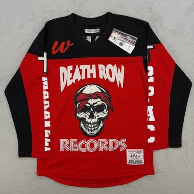 Headgear Classics Jersey Mens Tupac Shakur Death Row Records Hockey Small - Image 1 of 4