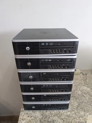 Lot 6 HP Compaq 8200 Elite Ultra Slim Desktop i5 i3 8GB RAM no HDD no Adapter - Image 1 of 4