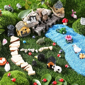 172Pcs Miniature Fairy Garden Accessories Including 100Pcs Fixed Pins, Fairy Ga - Picture 1 of 12