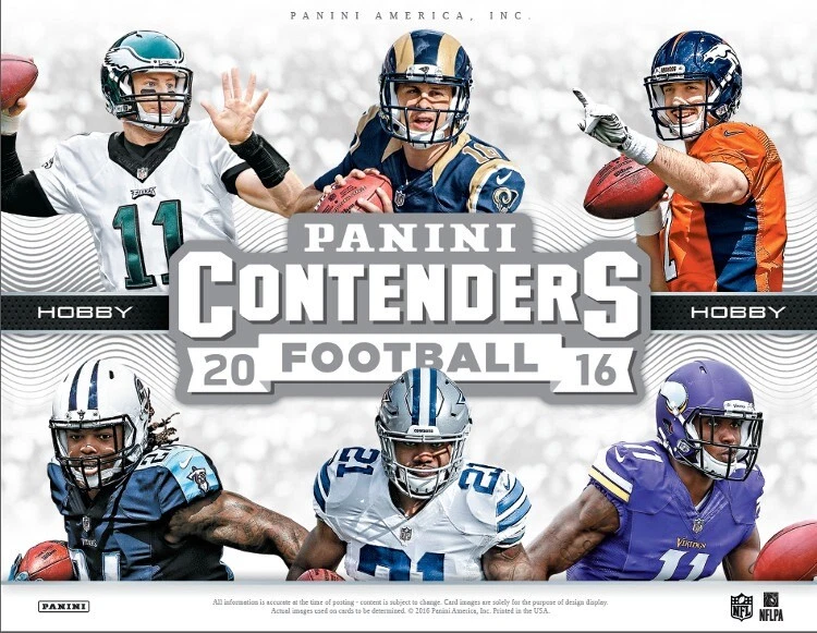 2016 Panini Contenders Football Base Cards - Complete Your Set - Pick Your Card - Image 1 of 1