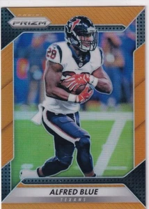 ALFRED BLUE 2016 Panini Prizm Prizms naranja #60 7/299 Texans - Imagen 1 de 2