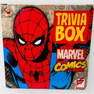 Marvel Comics Trivia Box Master The Marvel Universe 2 Player Card Game Superhero - Picture 1 of 9