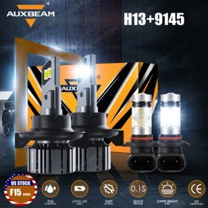 For Mercury Mariner 2005-2011 AUXBEAM Canbus LED Headlight Hi/Lo+Fog Light White - Picture 1 of 12