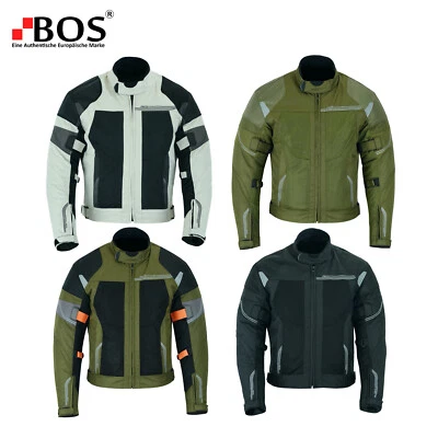 Herren Motorradjackes Sommer Jacke Biker Motorrad Textiljacke mit Protektoren - Bild 1 von 2