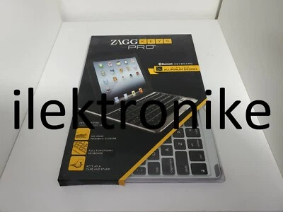 Brand NEW ZAGG Keys PRO Bluetooth Keyboard for iPad 2/3/4 Aluminum no Backlight - Image 1 of 2