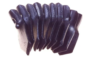S-Tine Sweep, Danish style Cultivator 1/4" x 2-3/4" single hole WK42 (Lot of 10) - Picture 1 of 4
