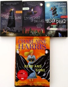 Charlaine Harris Lot of 4 Sookie Stackhouse, True Blood Vampire Mysteries - NEW - Picture 1 of 3