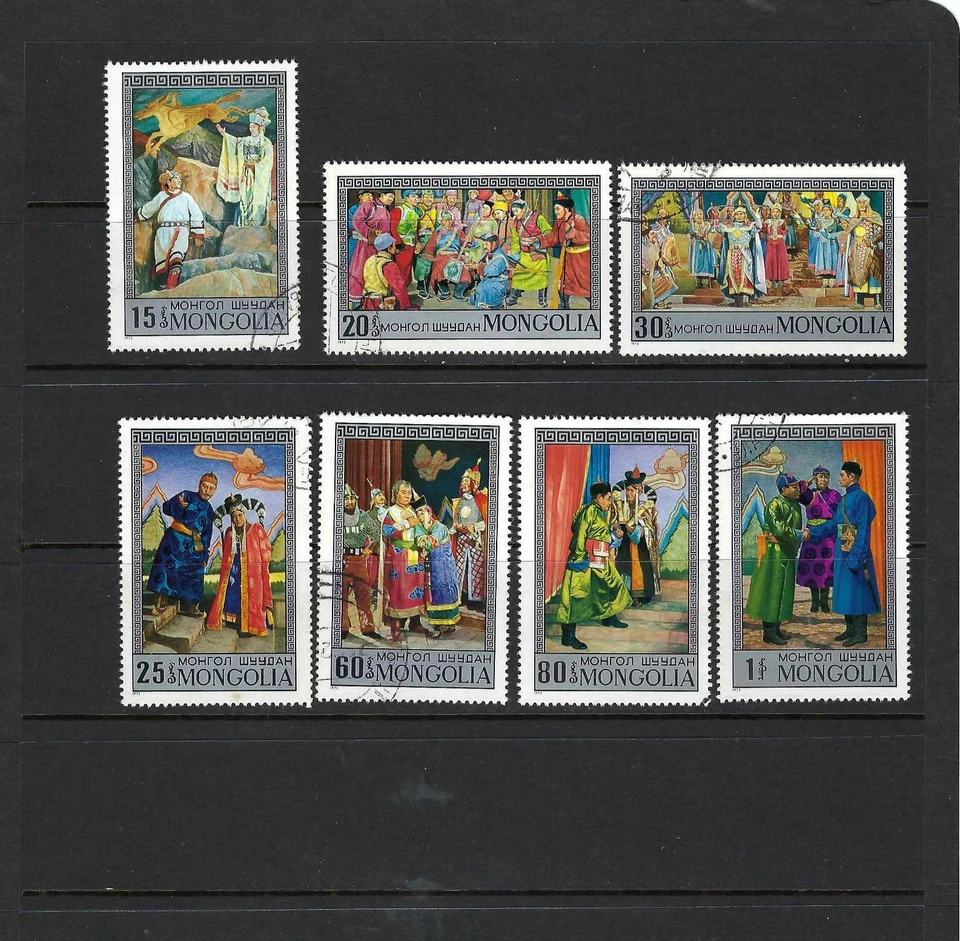 MONGOLIAN OPERAS AND DRAMAS.-  {varios scenes}   (7)     - Image 1 of 1