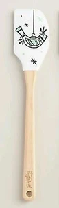 "Tovolo Spatulart Silicona Pátula PÁJARO DE NAVIDAD Manija de madera 12" - Imagen 1 de 2