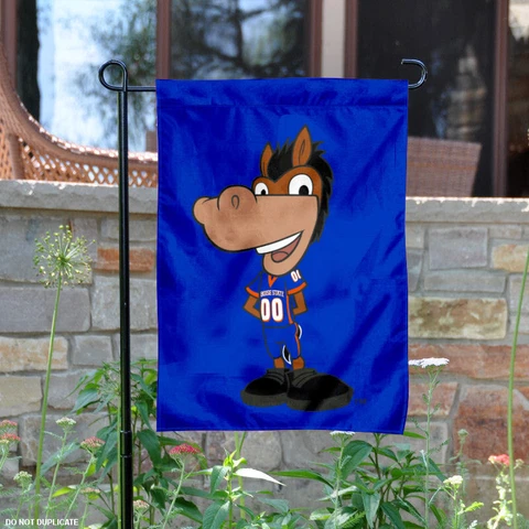 Boise State Buster Bronco Garden Flag and Yard Banner Cover