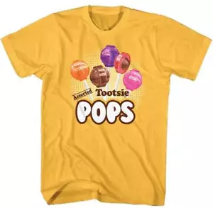 Camiseta para hombre Tootsie Roll Candy surtido Tootsie Pops naranja uva cereza - Imagen 1 de 5