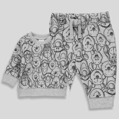 Disney Winnie the Pooh Sweatshirt and Joggers for Baby.  Age 9-12 m. BNWT - Image 1 of 4