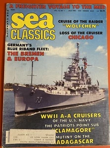 Sea Classics Magazine July 1983 Wolfchen Chicago Mutiny on Madagascar Bremen - Imagen 1 de 2