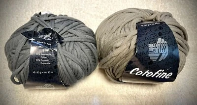 Lana Grossa Cotofine Bändchengarn,  2x 50g, Neuware !! - Bild 1 von 2