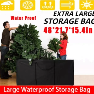 Christmas Tree Storage Bag Zippered Bag Multipurpose Reusable Large Capacity - Picture 1 of 10