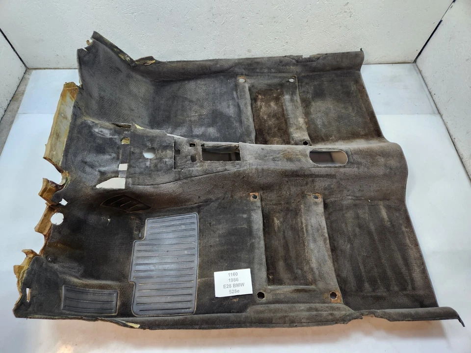 ✅ 1982 - 1988 原始设备制造商宝马 E28 528e 车内地毯覆盖 * — 第 1/4 张图片