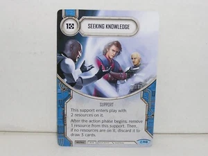 Star Wars Destiny Covert Missions #113 Seeking Knowledge - Picture 1 of 1