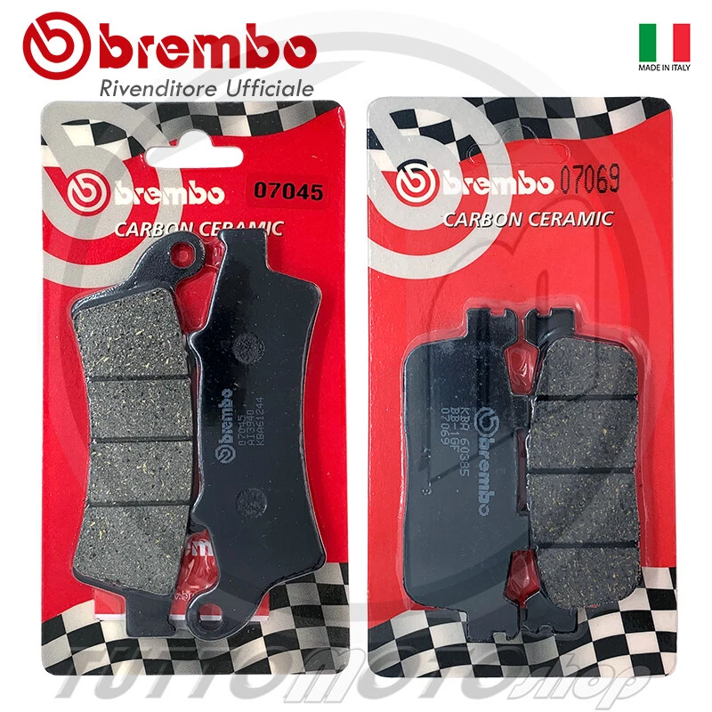 PASTIGLIE FRENO ANT + POST BREMBO KYMCO DOWNTOWN 350 2015 2016 2017 2018 - Immagine 1 di 1
