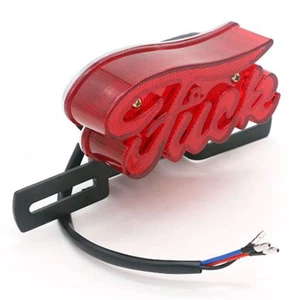 Universal Motorcycle Rear Stop and Tail Light "Fuck"-Light Custom Bike - Picture 1 of 9