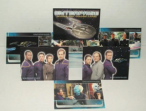 Star Trek Enterprise Season One Complete 81 Card Base Set Rittenhouse - Picture 1 of 3