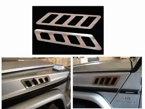 1990-2012 for Mercedes W463 G Wagon Air Flow Side Fender Vent Stainless Covers - Picture 1 of 4