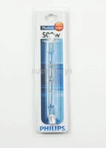 Philips Plusline R7 1x 500W Linear Tungsten Halogen Light Globe 118mm 2k hr 240V - Picture 1 of 2